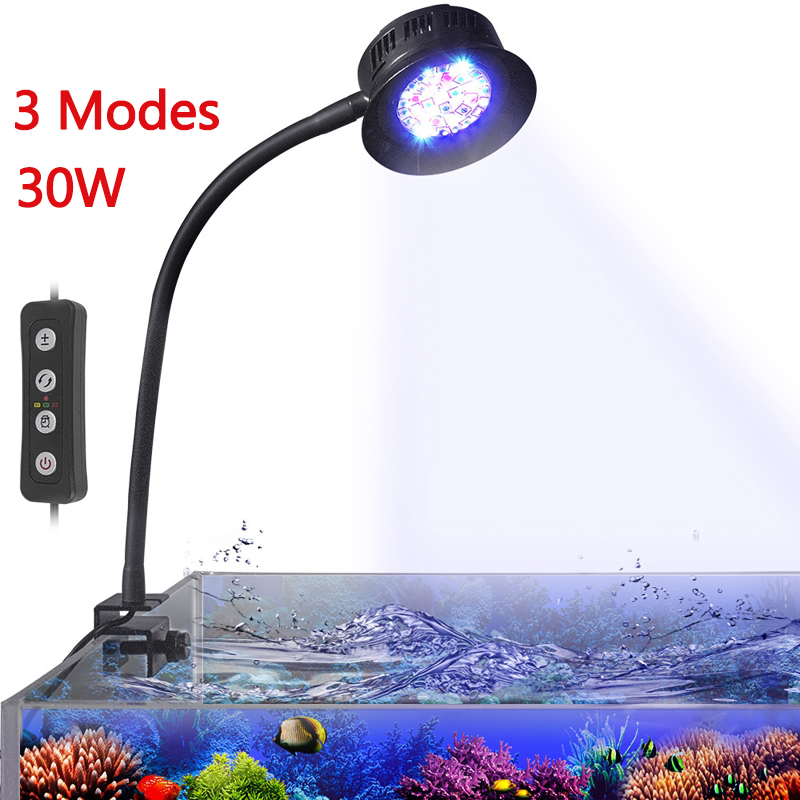 30W Dimmable Lighting Marine L - đánh giá và giá Marine Aquarium Timing