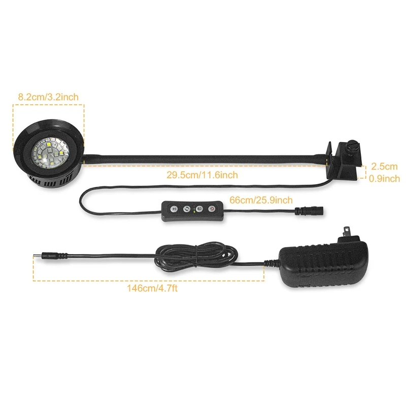 30W Dimmable Lighting Marine L - đánh giá và giá Marine Aquarium Timing