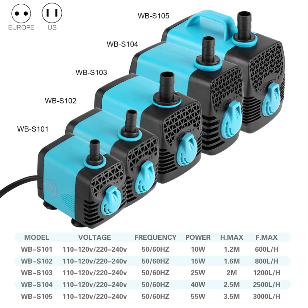 220V Cực Êm Bơm Chìm Lọc Ao Cá - đánh giá và giá Aquarium Marine Filter