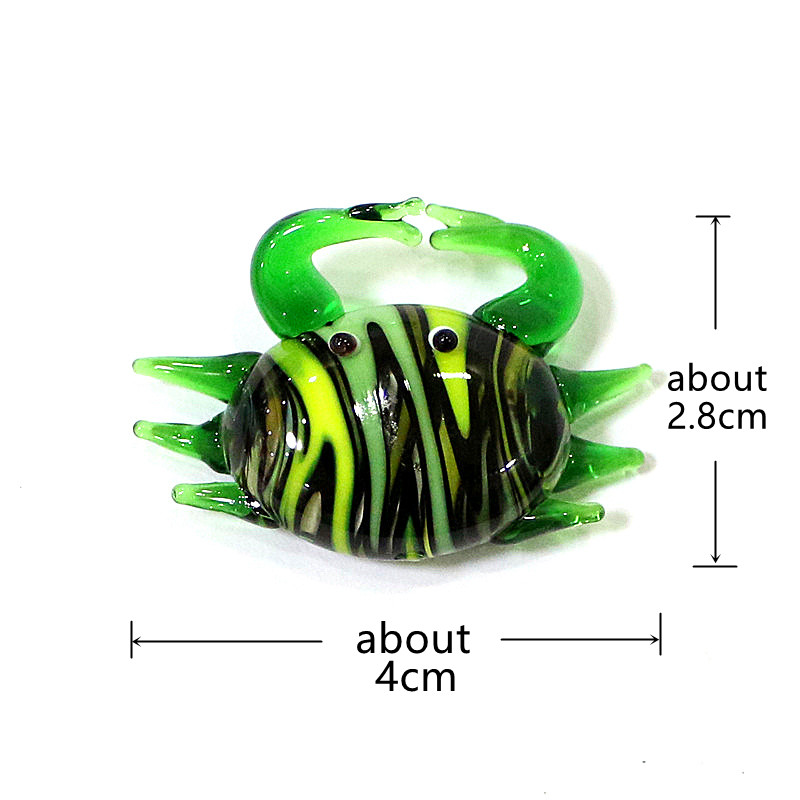 Handmade Cute Mini Glass Crab  - đánh giá và giá Marine Aquarium & Regional Centre Reviews