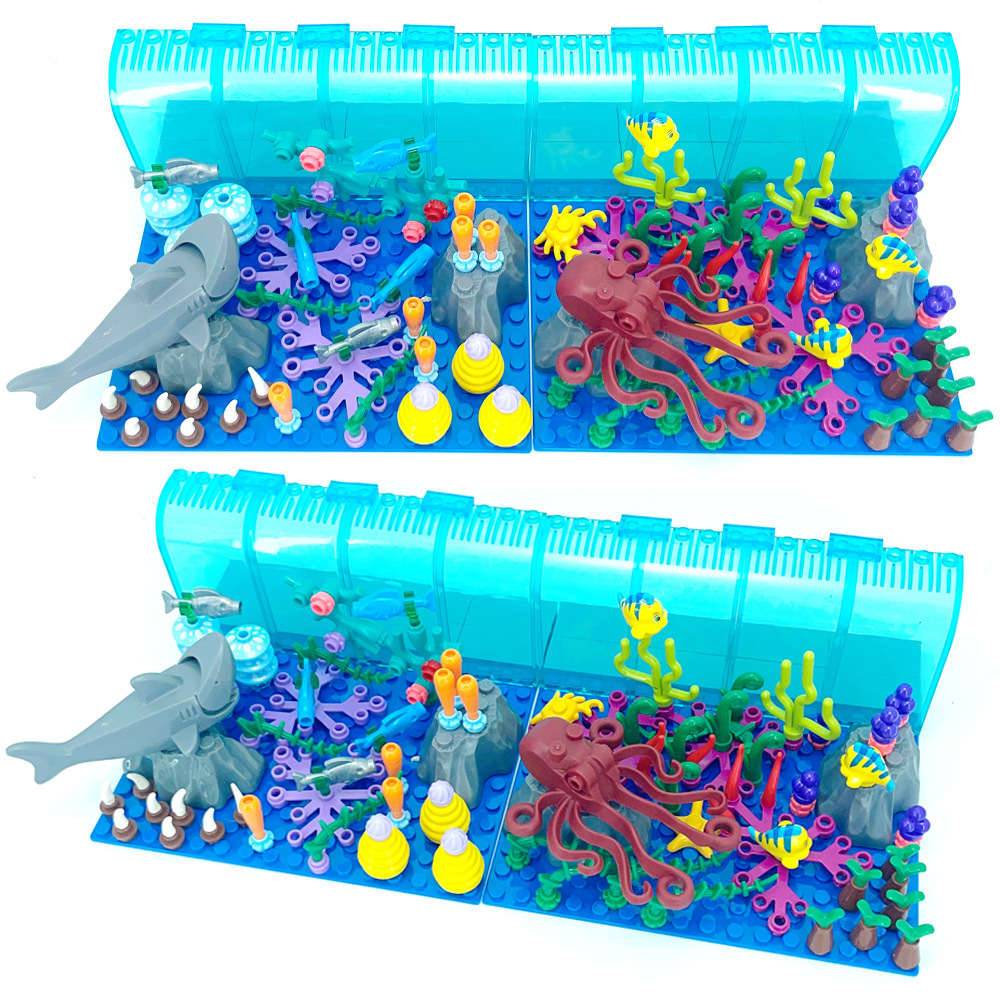 Compatible With LEGO Aquarium  - đánh giá và giá Aquarium Marine World